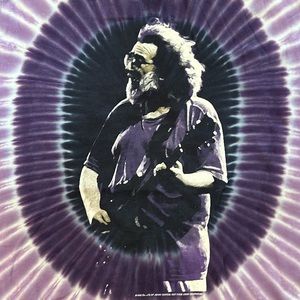 Jerry Garcia Roses Tie Dye T-Shirt XL